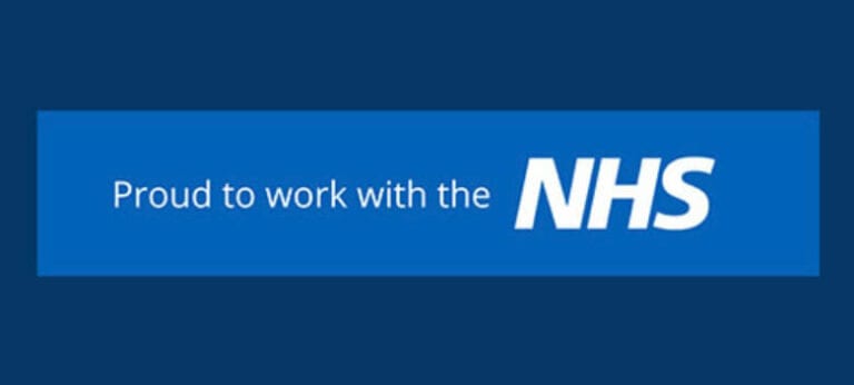 Proud to work with the NHS